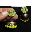 Handpainted Terracotta Jewellery – Ear rings Handpainted Terracotta Jewellery – Ear rings